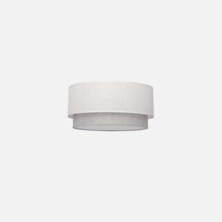 Pantalla Colgante Kenya M10 Blanco/gris 40Dx38dx22h Difusor Incluido