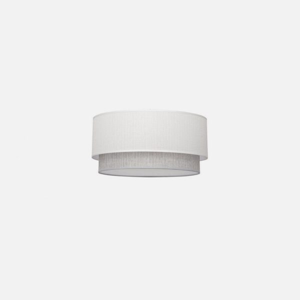 Pantalla Colgante Kenya M10 Blanco/gris 40Dx38dx22h Difusor Incluido