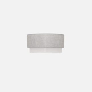 Pantalla Colgante Kenya M10 Gris/blanco 40Dx38dx22h Difusor Incluido