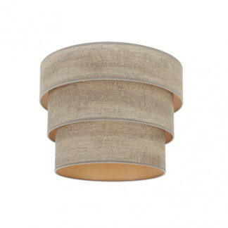 Pantalla Colgante Triple Smile E27 Madera Gris 40dx20dx26h