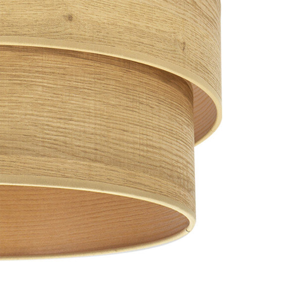 Pantalla Colgante Triple Smile M10 Madera Clara 50dx40dx28h - Image 2