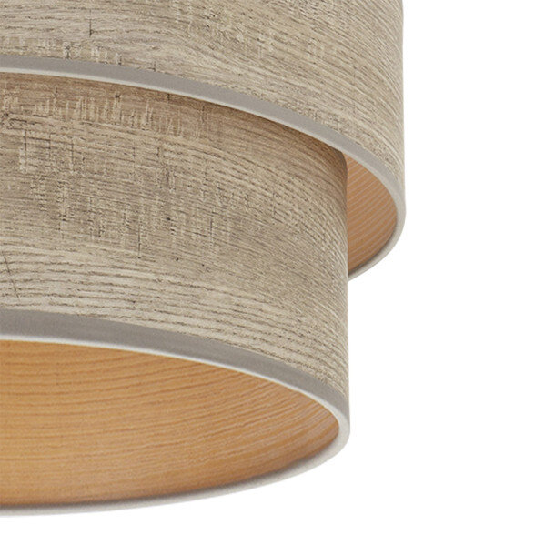 Pantalla Colgante Triple Smile M10 Madera Gris 50dx40dx28h - Image 2