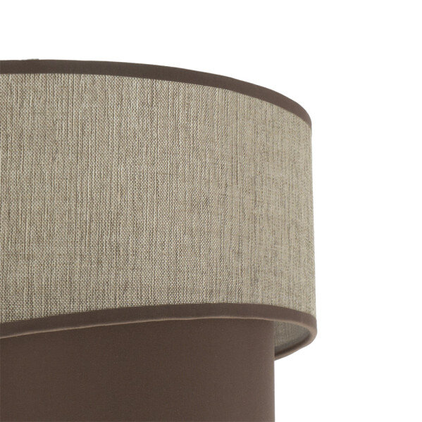 Pantalla Colgante/sobrem Alto Hara E27 Marron 30dx25dx20h - Image 2