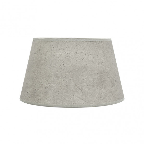 Pantalla Salma E27 Cemento Gris 40dx30dx25h Conica Abierta