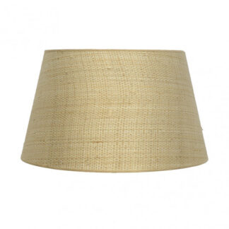 Pantalla Salma E27 Natural 45dx35dx30h Conica Abierta