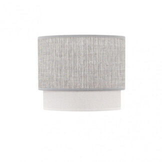 Pantalla Sobremesa Kenya E14 Gris/blanco 18Dx16dx15h
