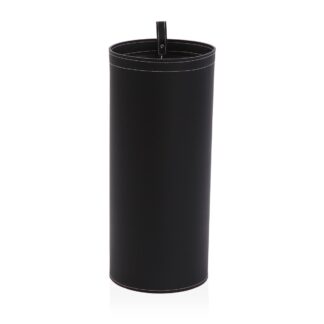 PARAGUERO DE CUERO NEGRO