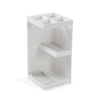 PARAGUERO DOBLE MADERA BLANCO