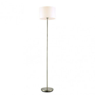 Pie De Salon Aldebaran 1xe27 Cuero C/pant Beig  170x35x35 Cm