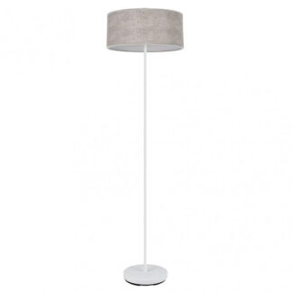 Pie Salon Jerte 1xe27  Blanco/cemento Gris 165x40x40 Cm