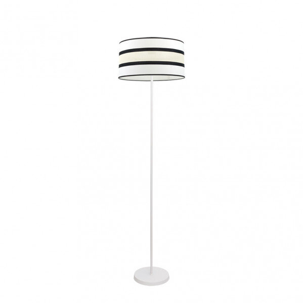 Pie Salon Karla 1xe27 Blanco/beis 149x40x40 Cm