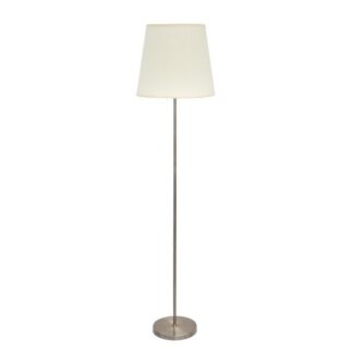 Pie Salon Maldivas 1xe27 Cuero/beis 175x40x40 Cm