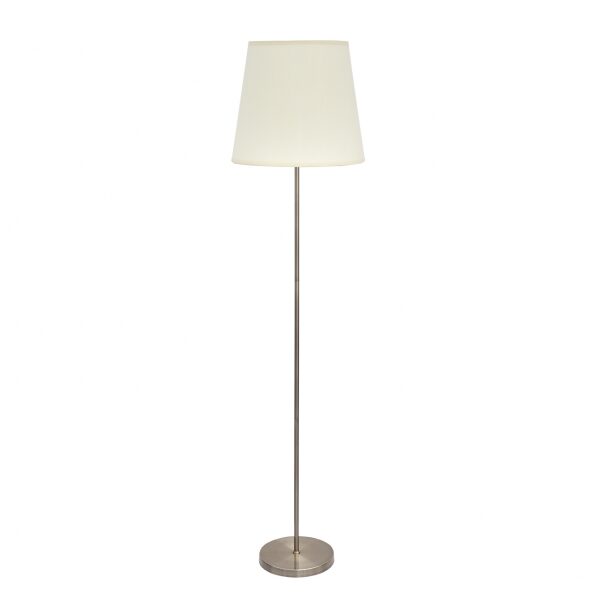 Pie Salon Maldivas 1xe27 Cuero/beis 175x40x40 Cm