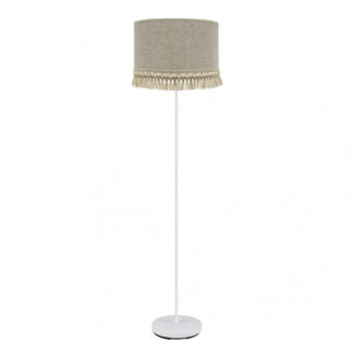 Pie Salon Vera 1xe27 Blanco/beis 163x40x40 Cm