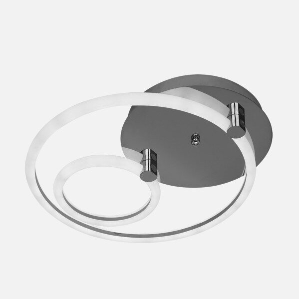 Plafon 37w 3000k, 4000k, 6500k Cromo Alya 9x44x40cm 4995 Lm Regulable, Memoria y C. Remoto