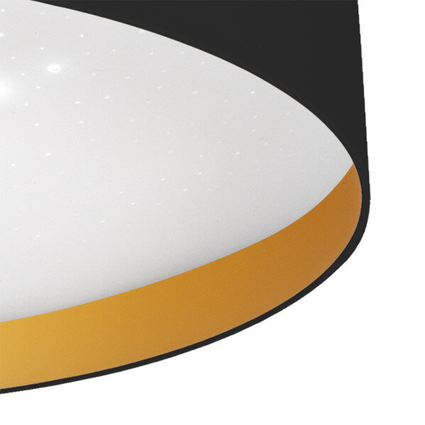 Plafon 72w Anuska Negro/oro 5616lm 3000-4000-6500k 12x50x50 Cm - Image 2