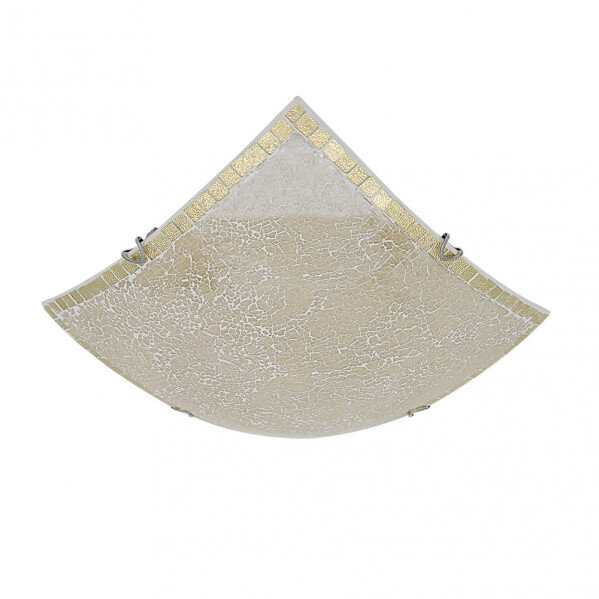 Plafon Cuadrado Tenor 3xe27 Ambar Mosaico 10x40x40 Cm - Image 2