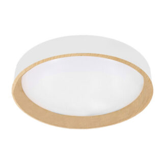 Plafon Morgan 60w 3000-4200-6500k Blanco/haya 7,5x50x50cm 5400lm C/remoto y Reg.intensidad