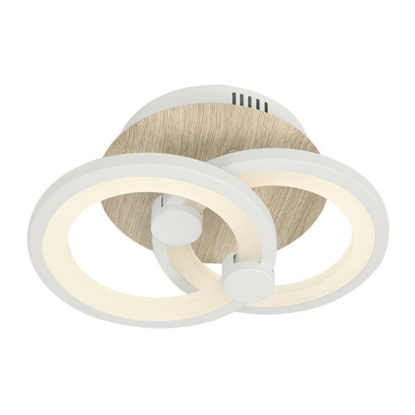 Plafon Sydney 32w 3000-4000-6500k Blanco/madera Clara 14x 30x20cm 4160 Lm Remoto,regulable,memoria - Image 3