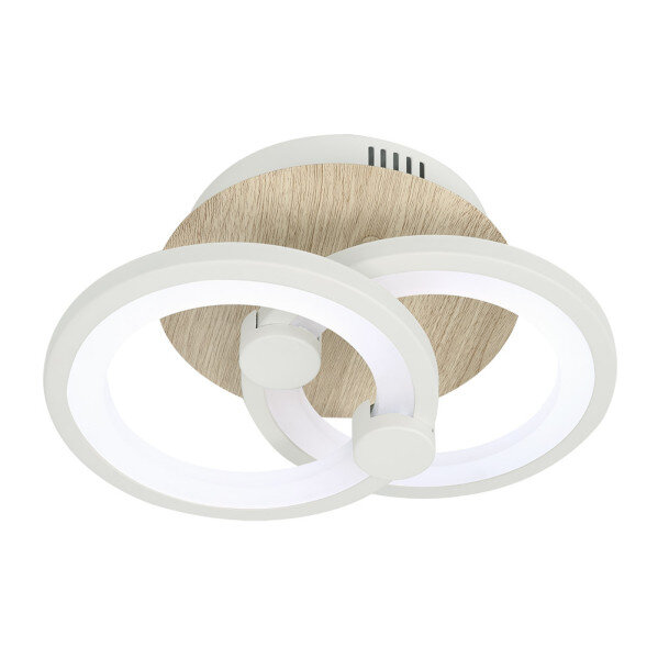 Plafon Sydney 32w 3000-4000-6500k Blanco/madera Clara 14x 30x20cm 4160 Lm Remoto,regulable,memoria - Image 4