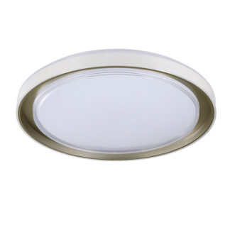 Plafon Tengri 72w 3000-4000-6000k Blanco/Plata 40d Reg.in 6480lm C/remoto