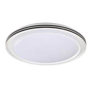 Plafon Yunke 144w 3000-4000-6000k Blanco/Negro 50d Reg.in 11520lm C/remoto