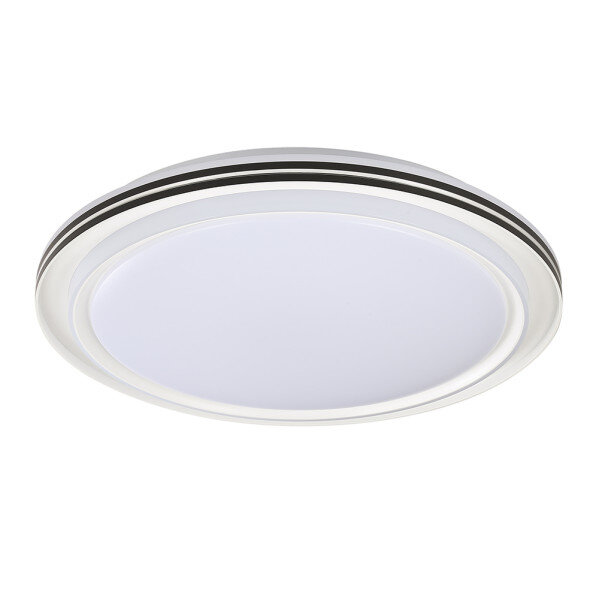 Plafon Yunke 72w 3000-4000-6000k Blanco/Negro 40d Reg.int 6480lm C/remoto