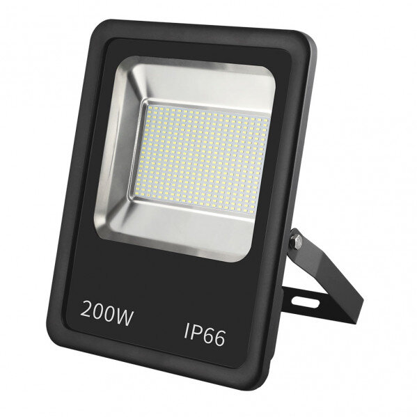 Proyector Led Smd Dacita 200w 6500k Negro 18000lm 120º Ip66 42,5x32,5x10 Cm