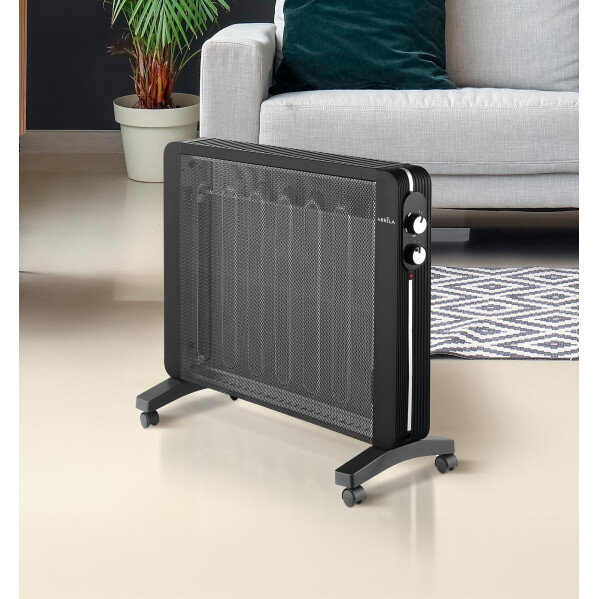 Radiador Mica Manglar 2000w Negro 2potencias Antivuelco Prot. Seg. Termost. Regulable 62x73,2x26 Cm - Image 3