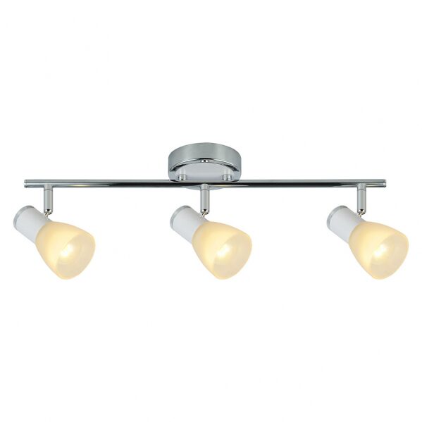 Regleta Cholo 3xe14 Blanco/cromo 16x48,5x10 Cm - Image 2