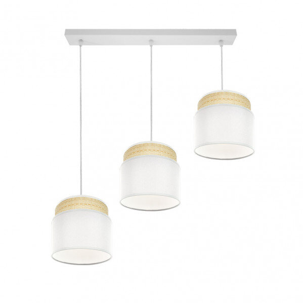 Regleta Kandy 3xe27 Natural/blanco Regx68x19 Cm - Image 3