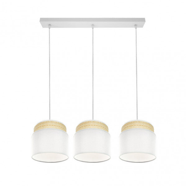 Regleta Kandy 3xe27 Natural/blanco Regx68x19 Cm - Image 4