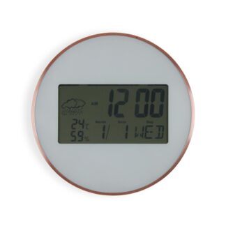 RELOJ DE PARED DIGITAL BLANCO