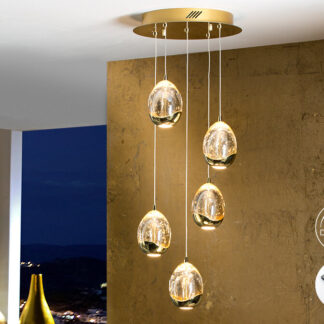 ROCIO- LAMPARA 5L ORO 30D DIMABLE