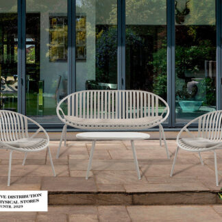 SAORI -SET SALON EXTERIOR- GRIS CLARO
