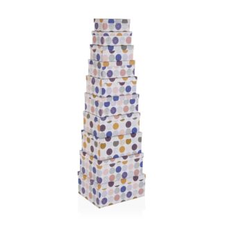 SET 10 CAJAS CARTON CIRCLES