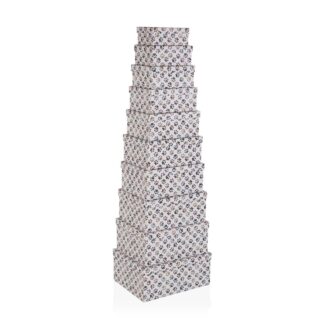 SET 10 CAJAS CARTON PETPRINT