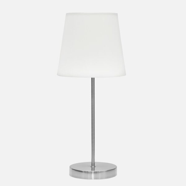 Sobre Mesa Maldivas 1xe14 Niquel/blanco 46x20x20 Cm - Image 2