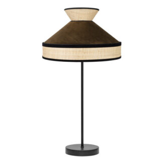 Sobremesa Alto Fabrizio 1xe27 Natural/marron 61x30x30 Cm
