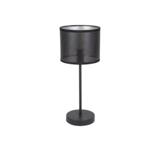 Sobremesa Anastasia 1xe14 Negro/negro-plata 42,5x17x17 Cm