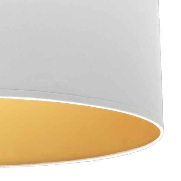 Sobremesa Anuska 1xe14 Blanco/blanco-oro 46x16x16 Cm - Image 2