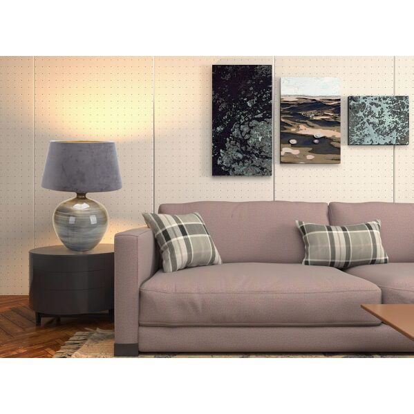 Sobremesa Betta 1xe27 Gris Brillo 58x45x45 Cm - Image 3