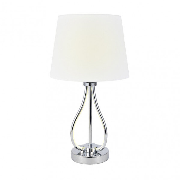 Sobremesa Dubrovnik 9w 4000k+ 1xe27 Cromo 675 Lm Doble Encendido 46x26x26 Cm - Image 2