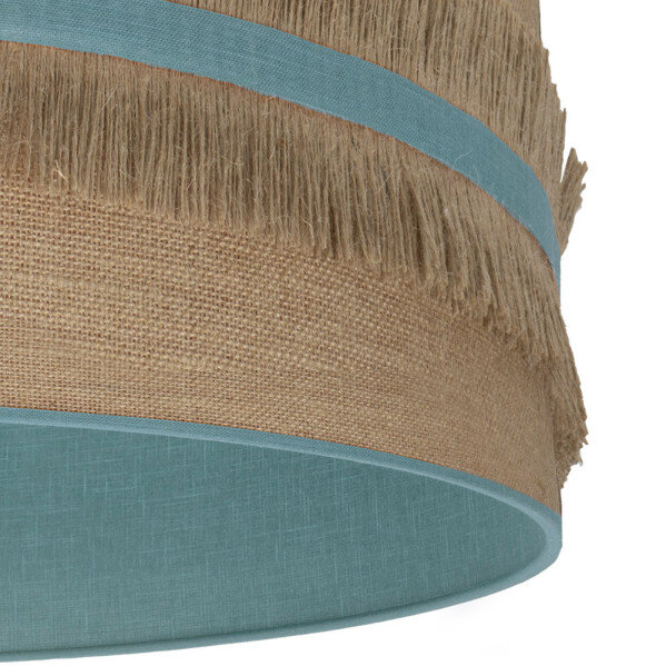 Sobremesa Grande Natalia 1xe27 Niquel/saco-turquesa 62x30x30 Cm - Image 2