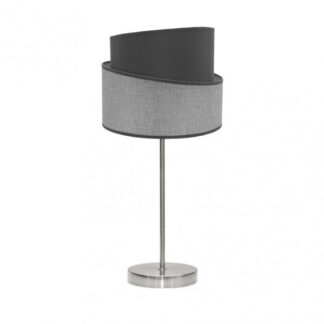 Sobremesa Hara 1xe14 Niquel/gris 45x18x18 Cm