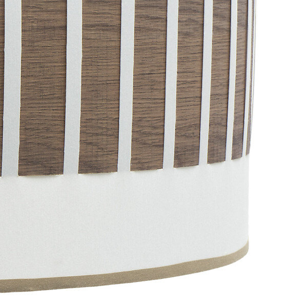 Sobremesa Ivanna 1xe14 Cuero/blanco-madera Oscura 43x17x17 Cm - Image 2