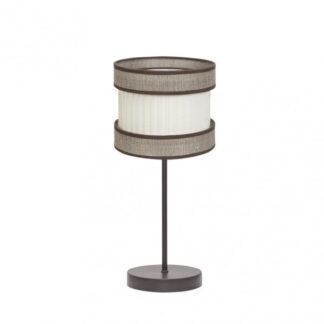 Sobremesa Peq. Home 1xe14 Marron/marron-beis 45x18x18 Cm