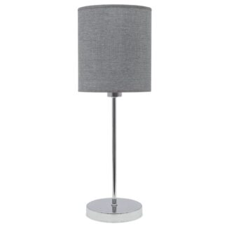 Sobremesa Serie Axel Plata 1xe14 46x16x16cm