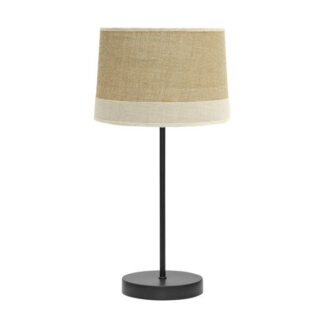 Sobremesa Tietar 1xe14 Saco/beis 44x22x22 Cm