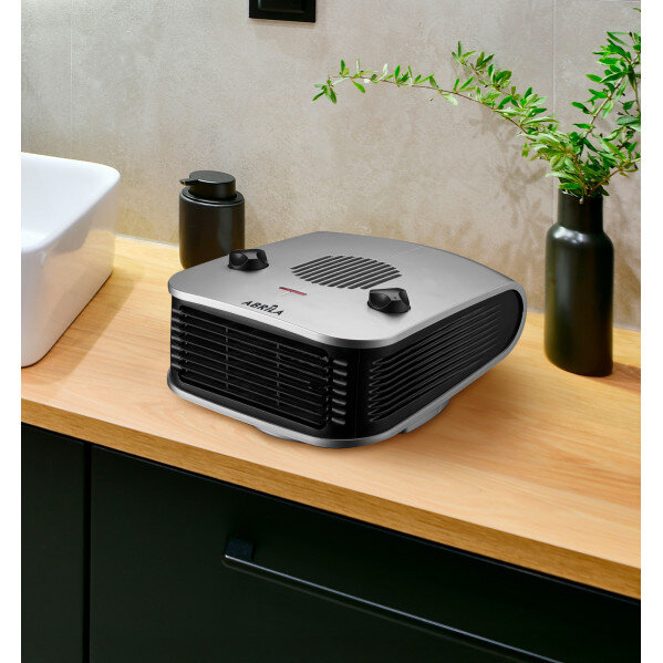 Termoventilador Ardor 2000w Plata/negro 2potencias 3funciones Termostato Regulabble Seguro15x24,5x32,5cm - Image 2
